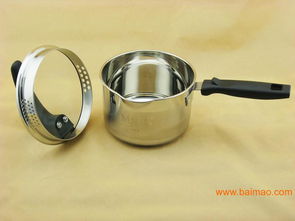 潮安縣彩塘不銹鋼制品廠 專業(yè)生產(chǎn)高品質(zhì)不銹鋼濾口單柄奶鍋